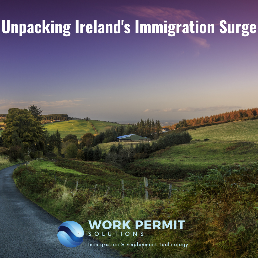 An image of Ireland's rolling countryside